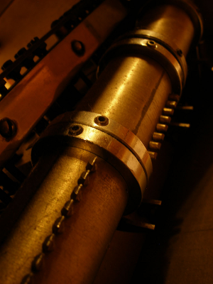 Drum assembly of a Rangertone chimes machine